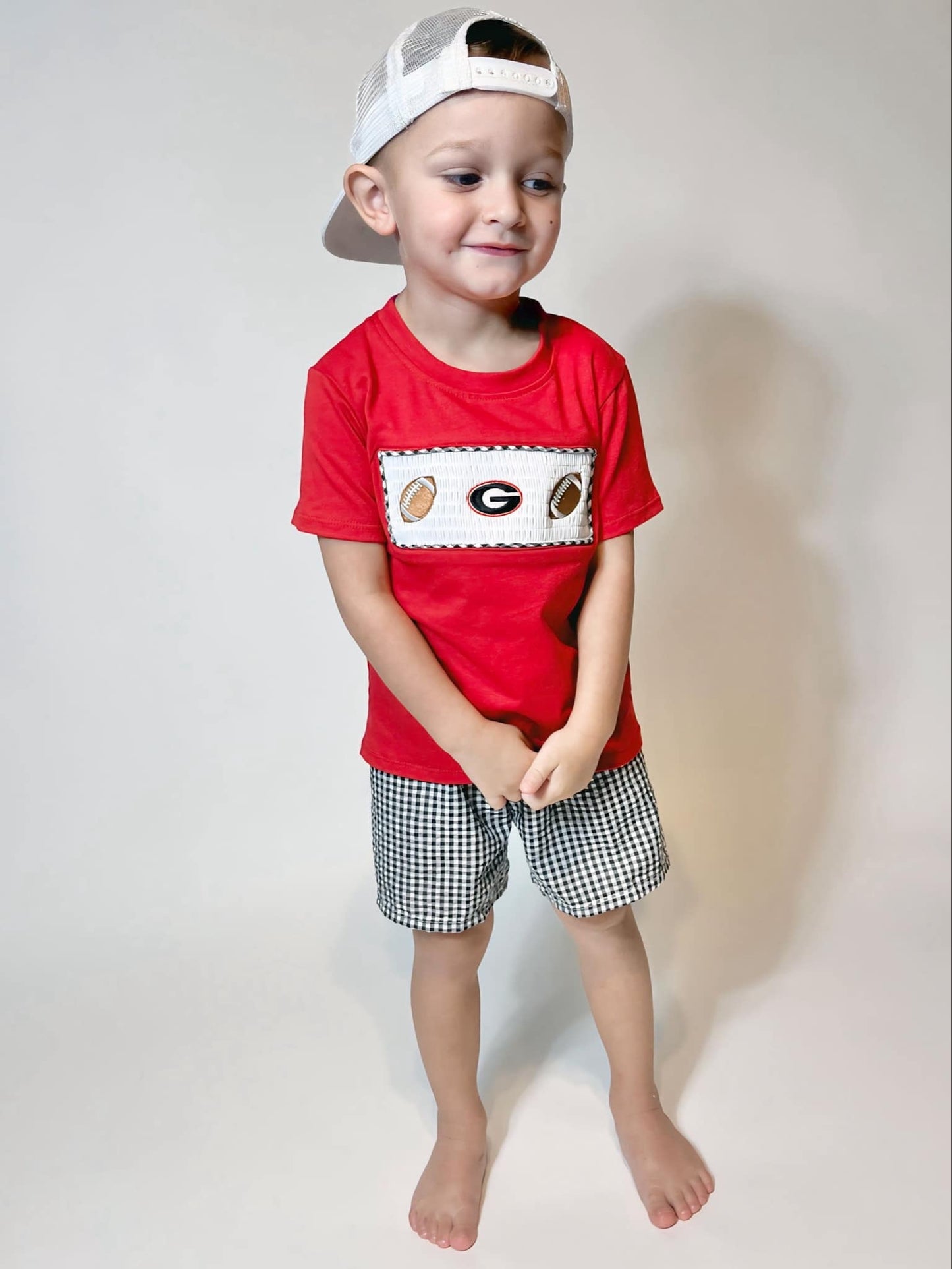 UGA BOYS SMOCK SET