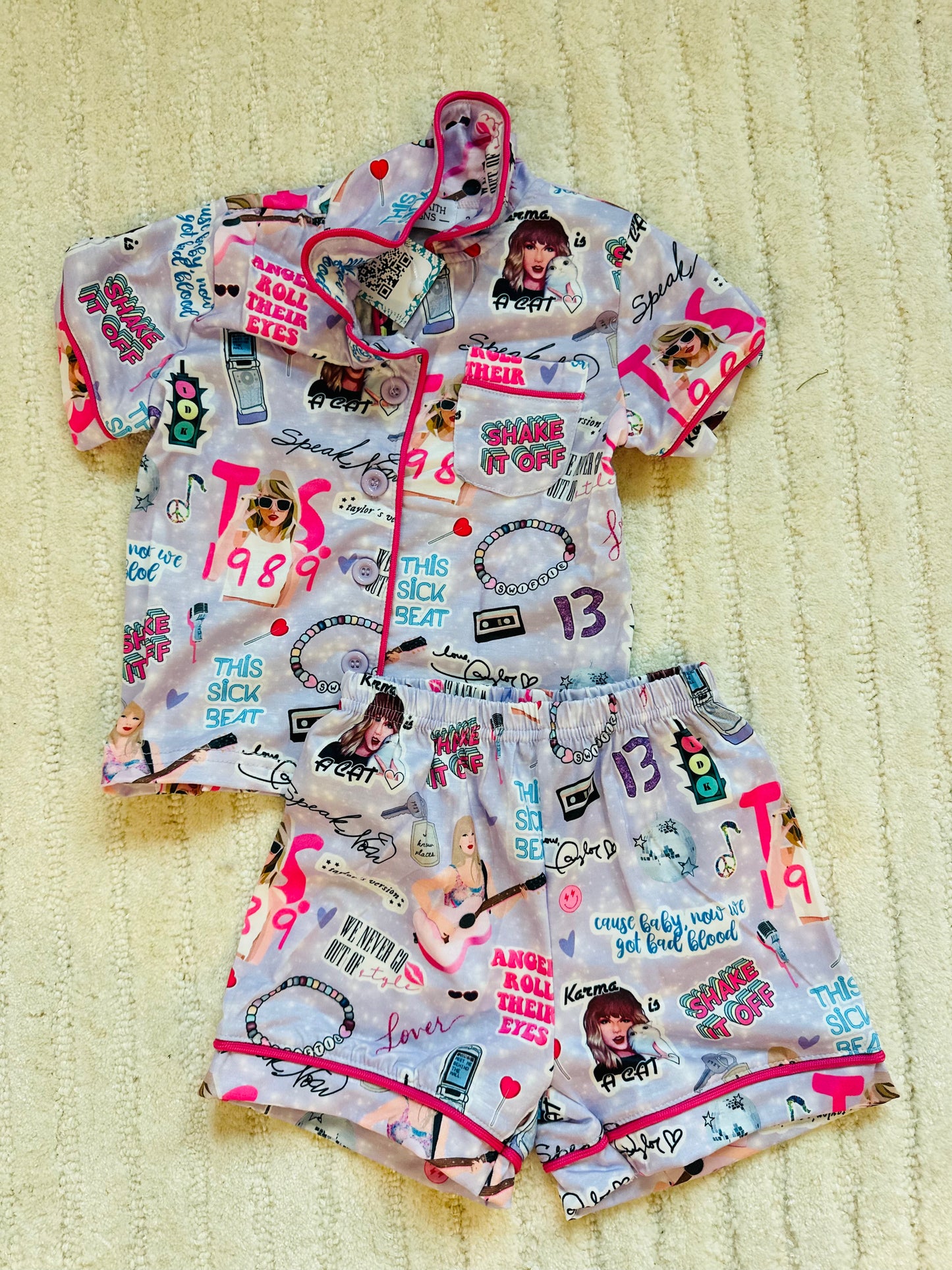 Purple Taylor Swift PJS
