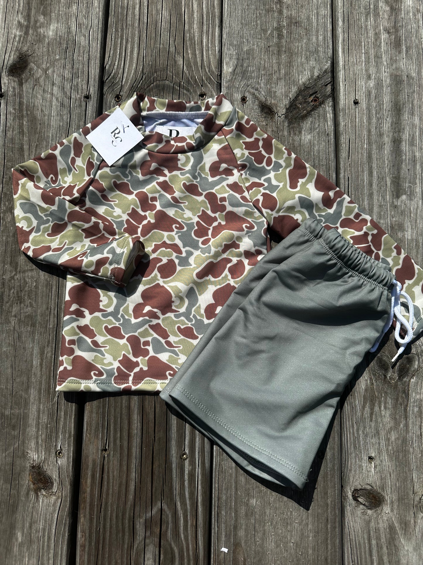 Camo Swim Set