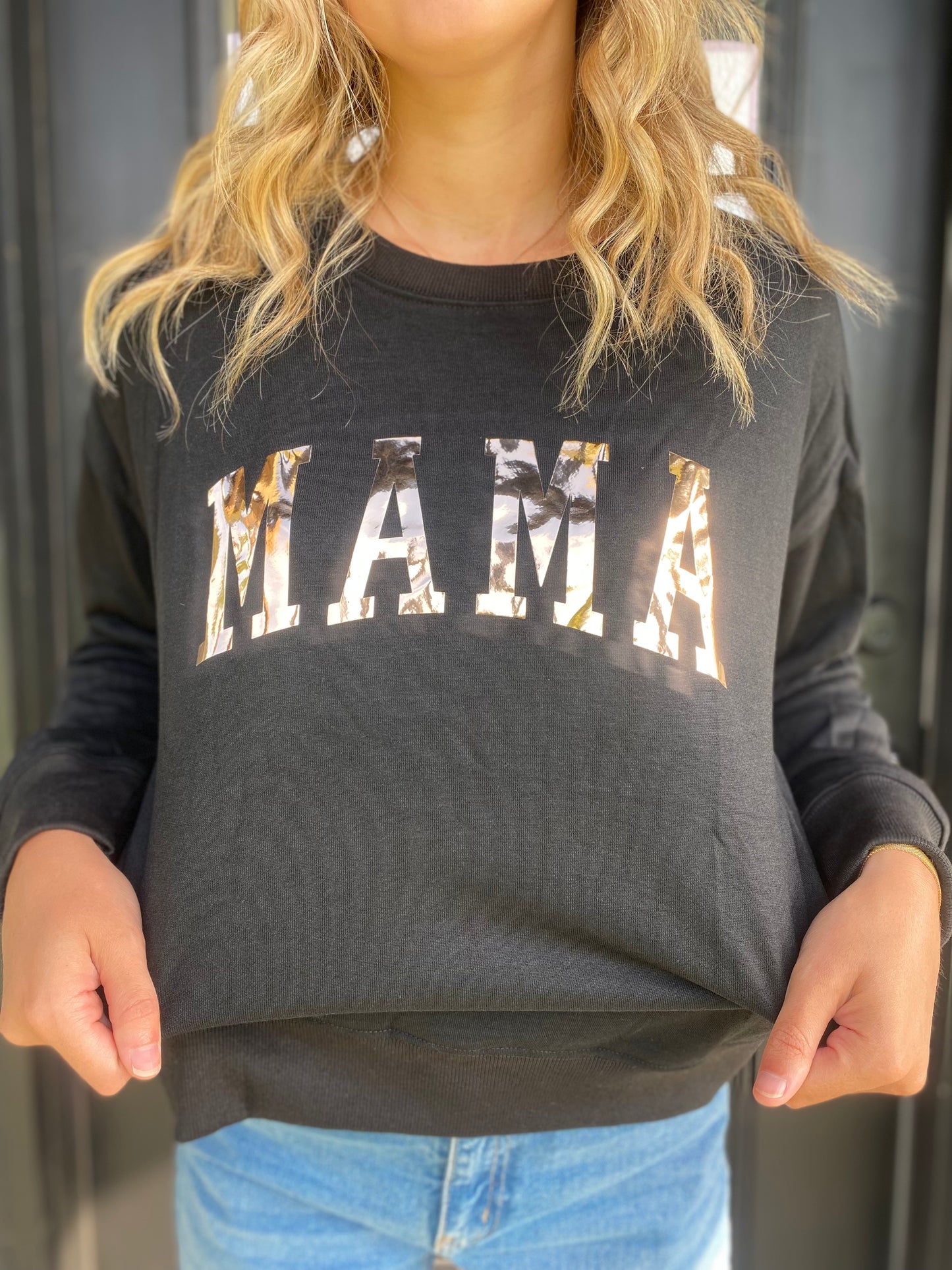 Black & Gold MaMa Sweatshirt