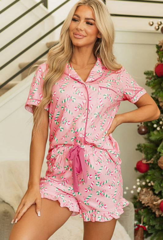 Candy Cane Christmas Pjs