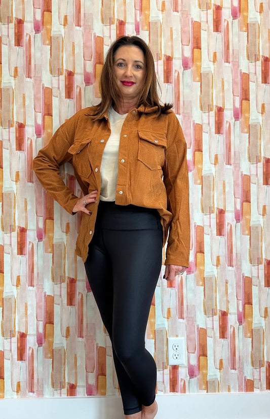 Burnt Orange Shacket