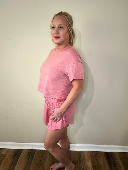 Ivey's Cropped Tee & High Wasted Skort