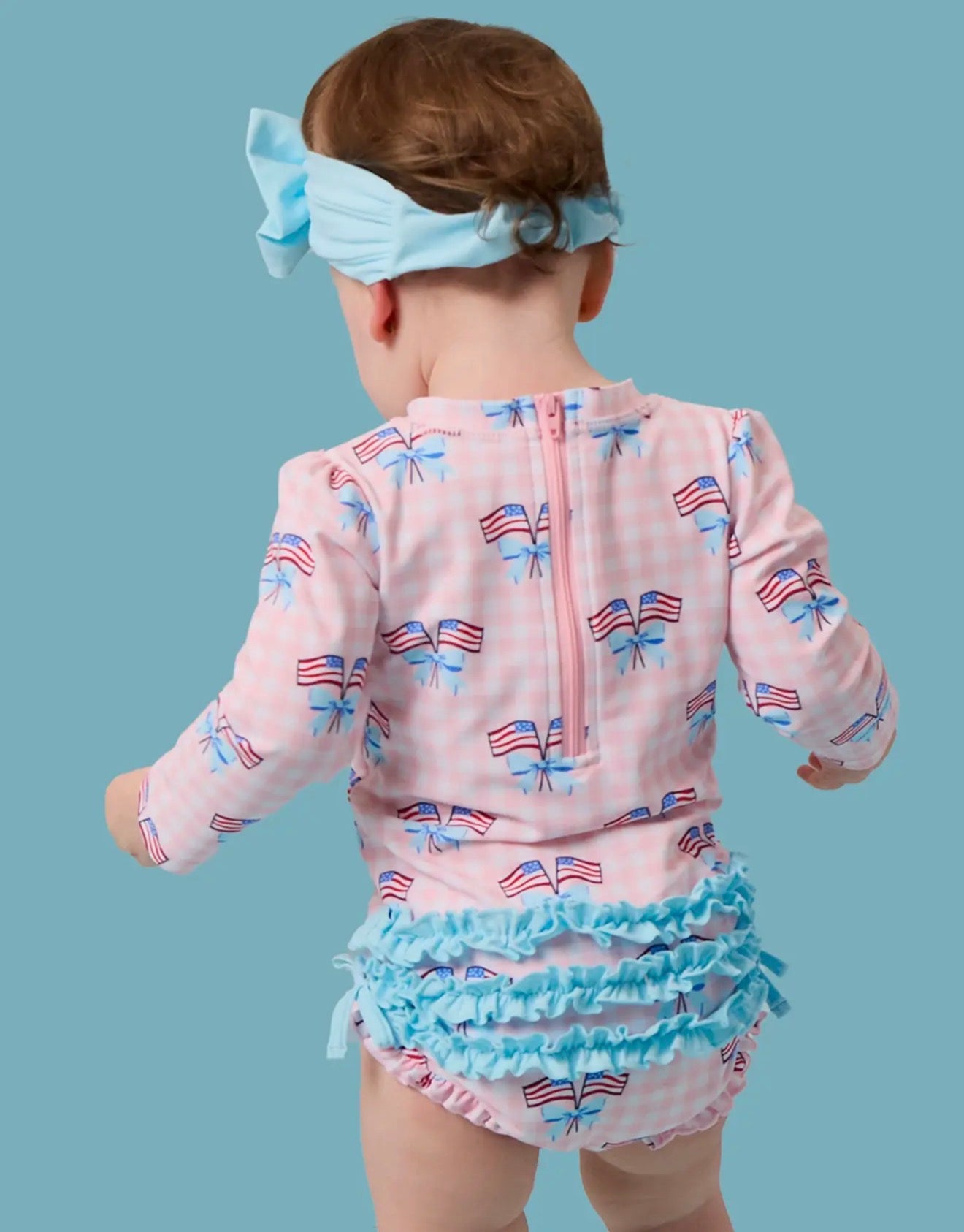 Ruffle Butts 4th of July Swim