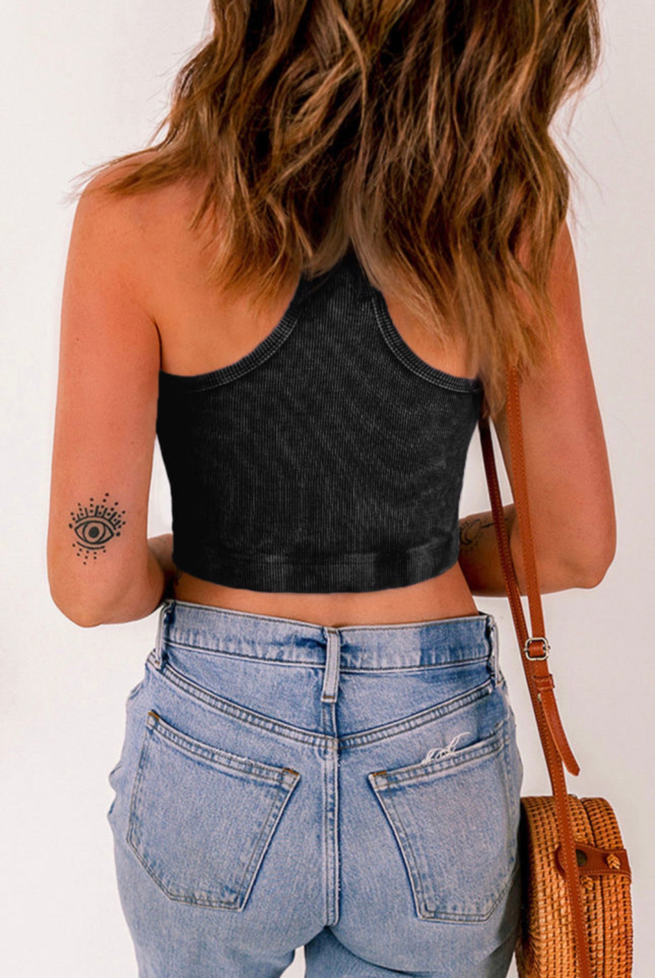 Racerback Cropped Tank