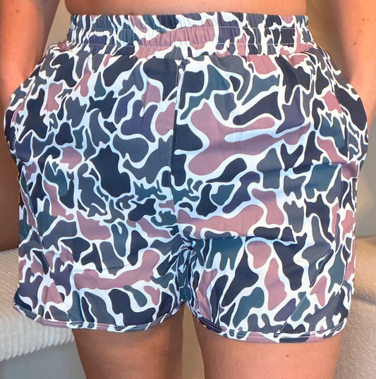 Camouflage Print Athletic Shorts | S-XL