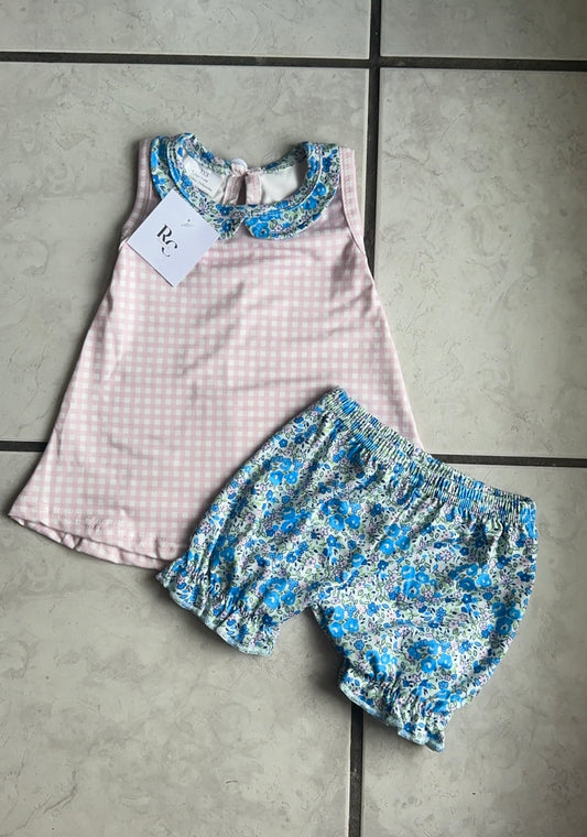 Regan Floral Tunic Top & Shorts Set