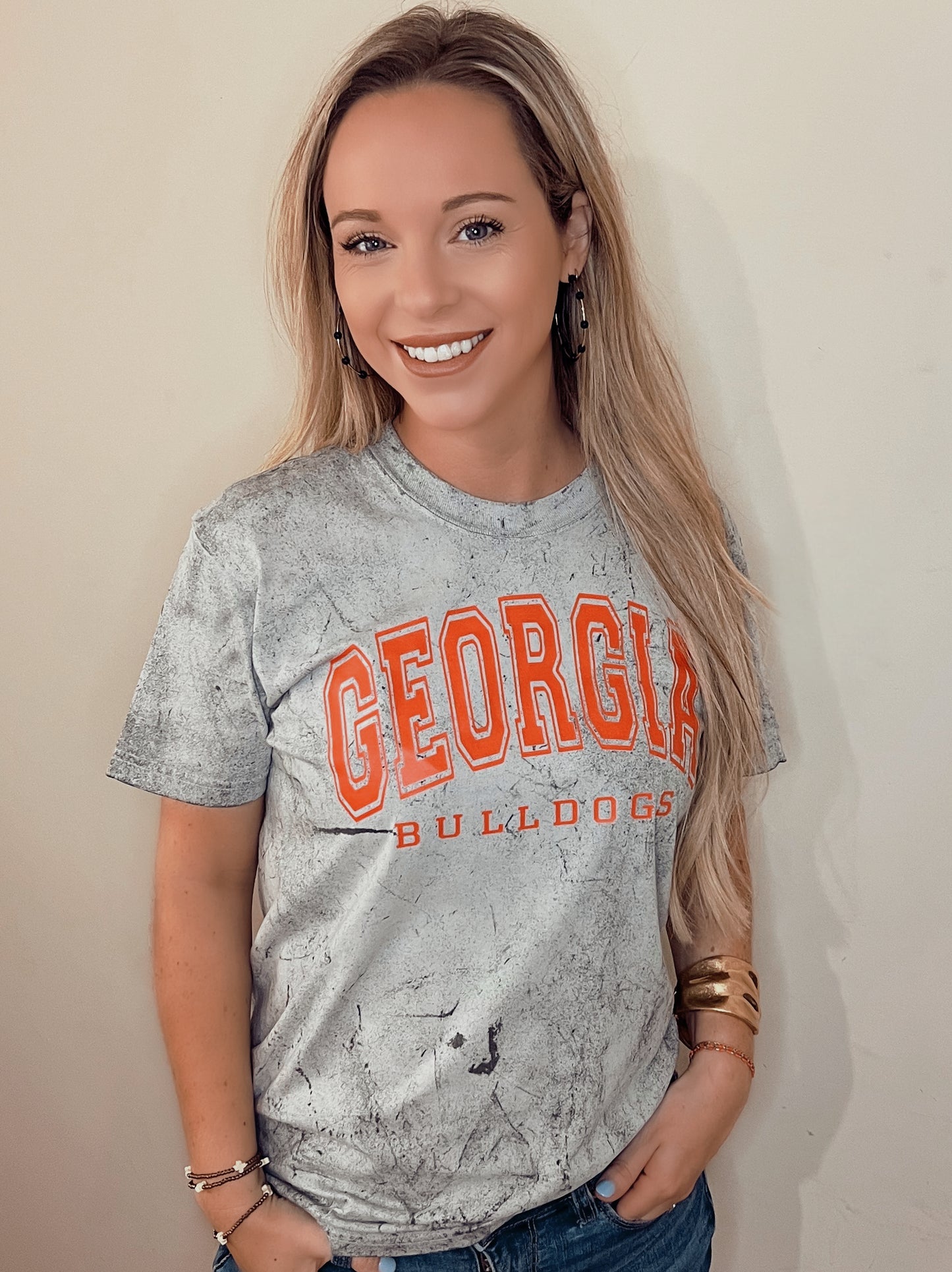 Georgia Bulldogs splash tee