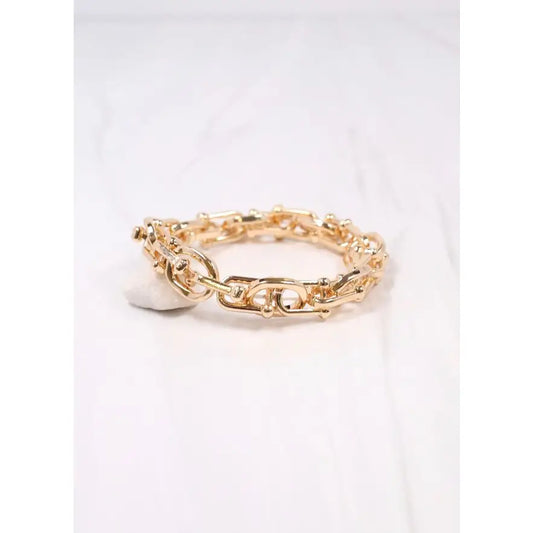 Gold Link Bracelet