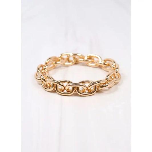 Chain Link Gold Bracelet