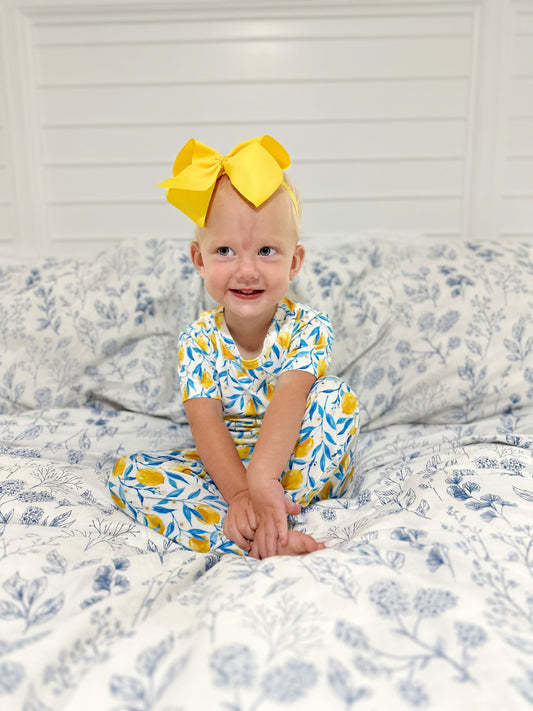 Lemon Breeze Bamboo Pjs