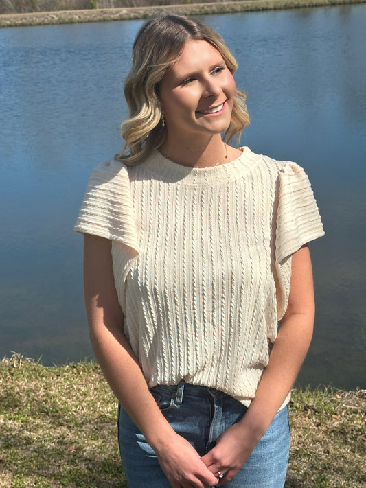Beige Solid Shirt