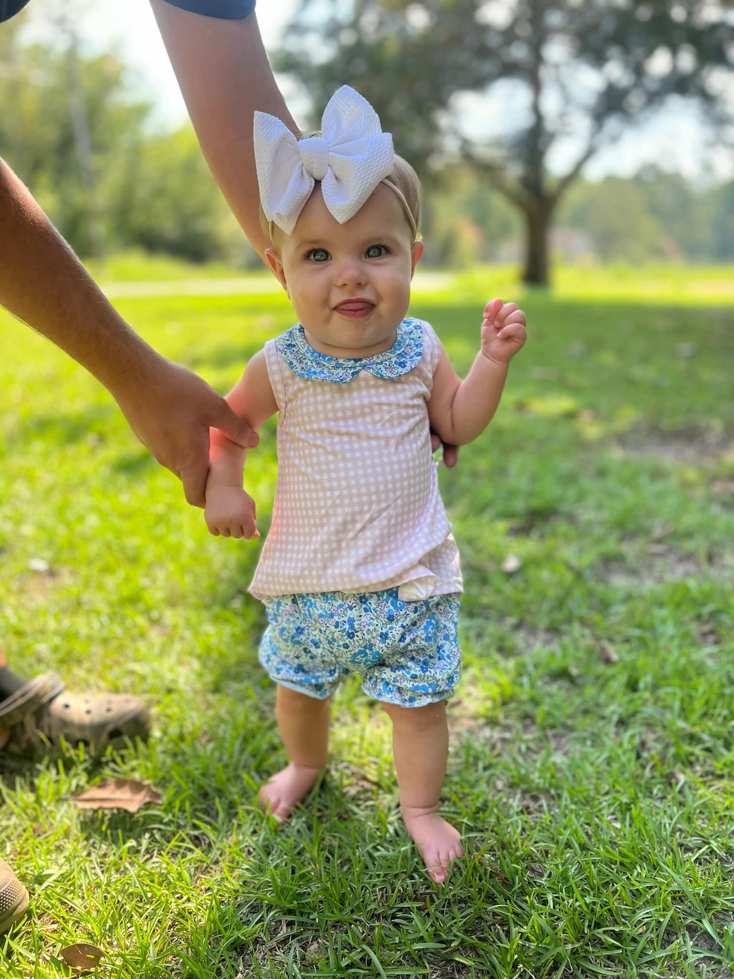 Regan Floral Tunic Top & Shorts Set