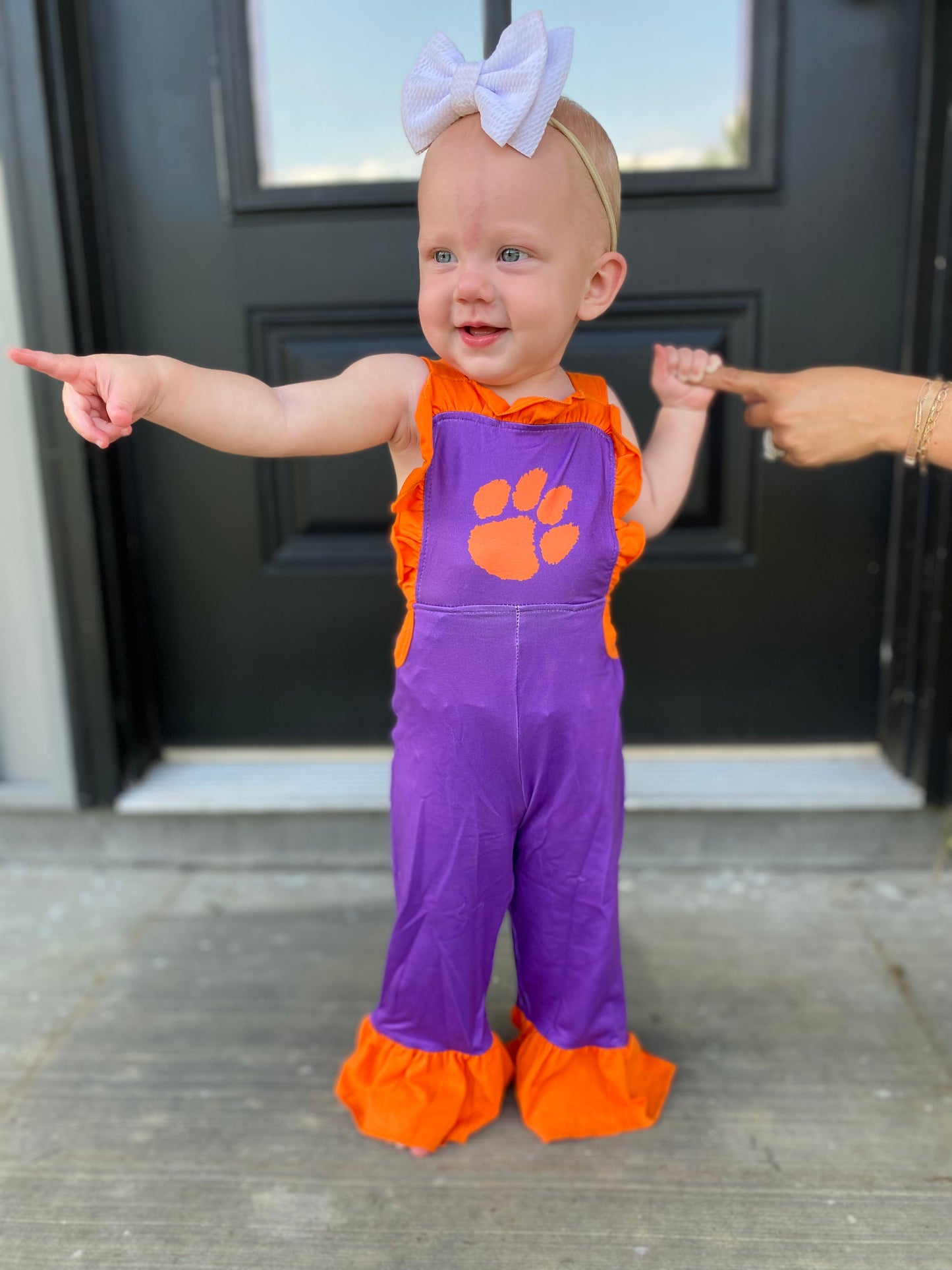 ‘Clemson’ Girls Jumpsuit